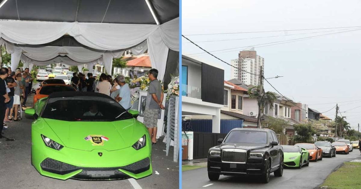 11 Supercars Attend Funeral of Malaysian Man Dead in Lamborghini Crash