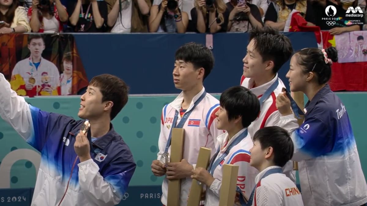 South Korea Table Tennis Player’s Selfie With China & North Korea Paddlers Hailed As A ‘Historic Moment’ For Olympics