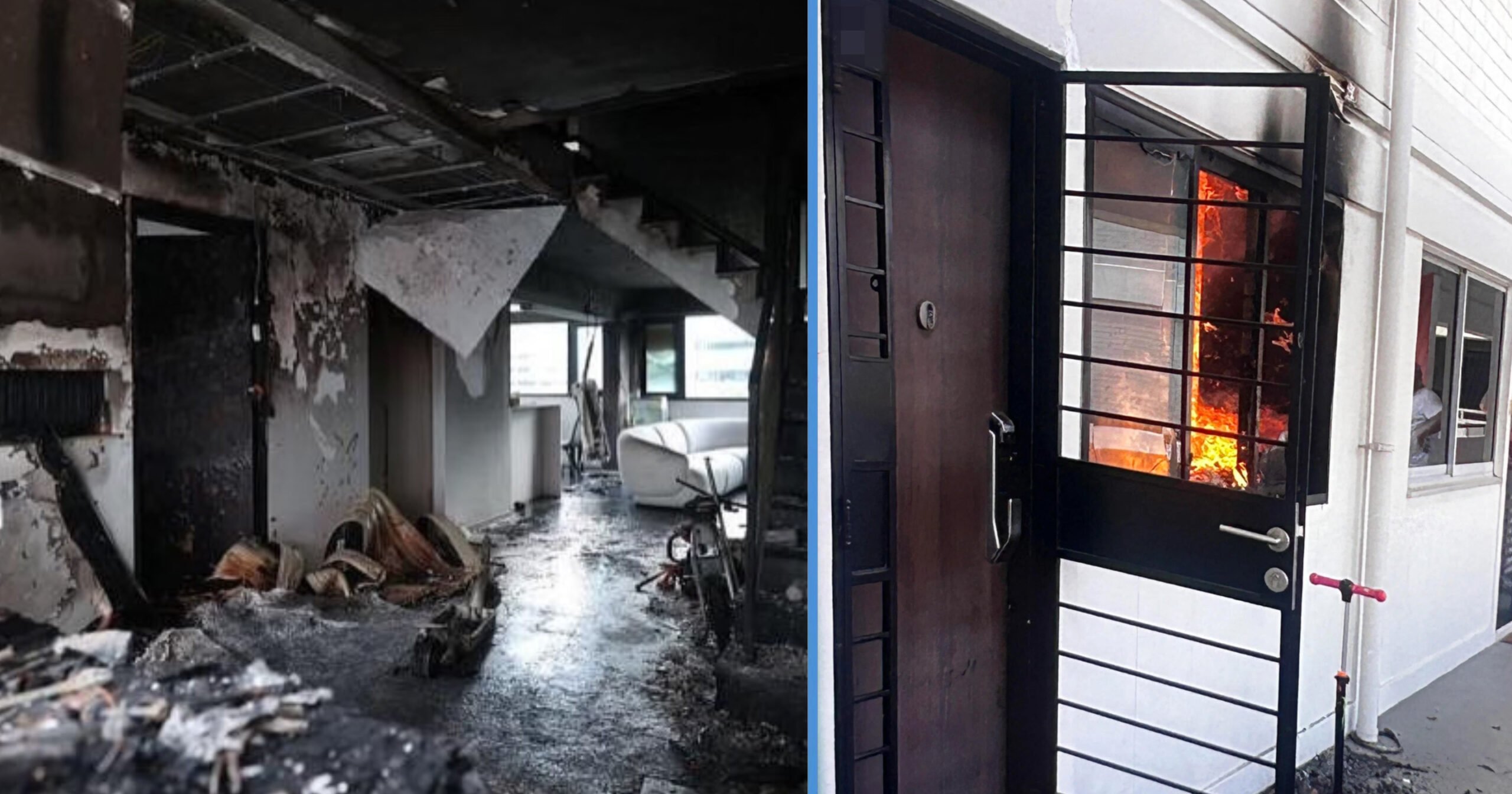 PMD Battery Allegedly Burned Down Entire Yishun Flat While Man Still Sat In Living Room