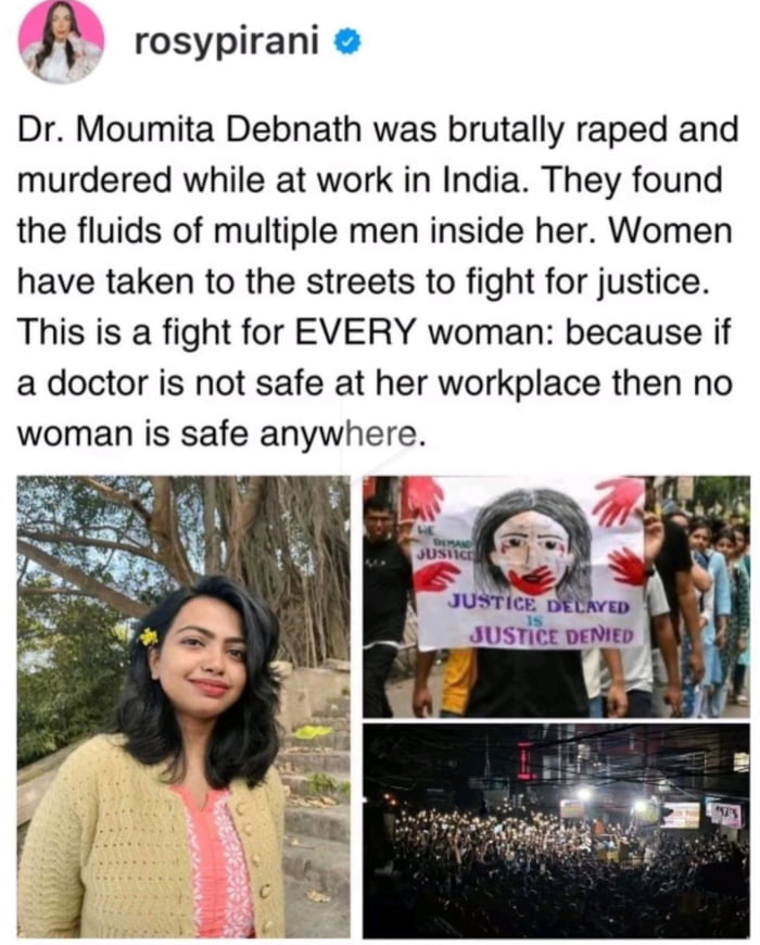 This is Insane. RIP Dr Moumita. Cant believe 18 subhumans, left 113 bit mark, brut\u00e0lly killed her.