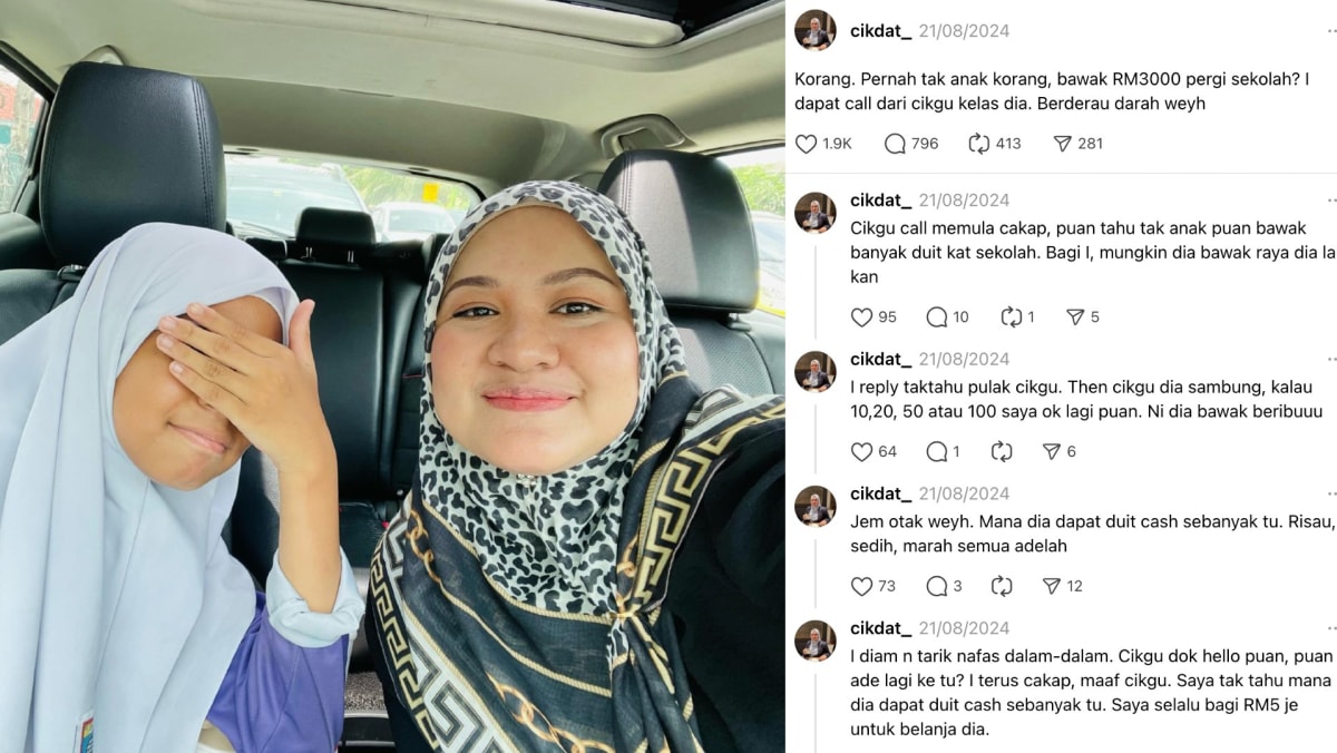 M’sian Girl, 11, Hands Out S0 Cash To Classmates Without Mum’s Knowledge; Wanted Her Friends To Be Happy