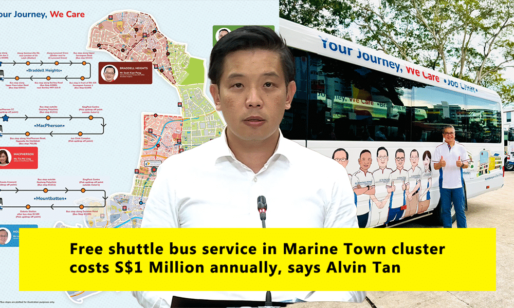 S million to run Marine Parade cluster shuttle bus service, says Alvin Tan