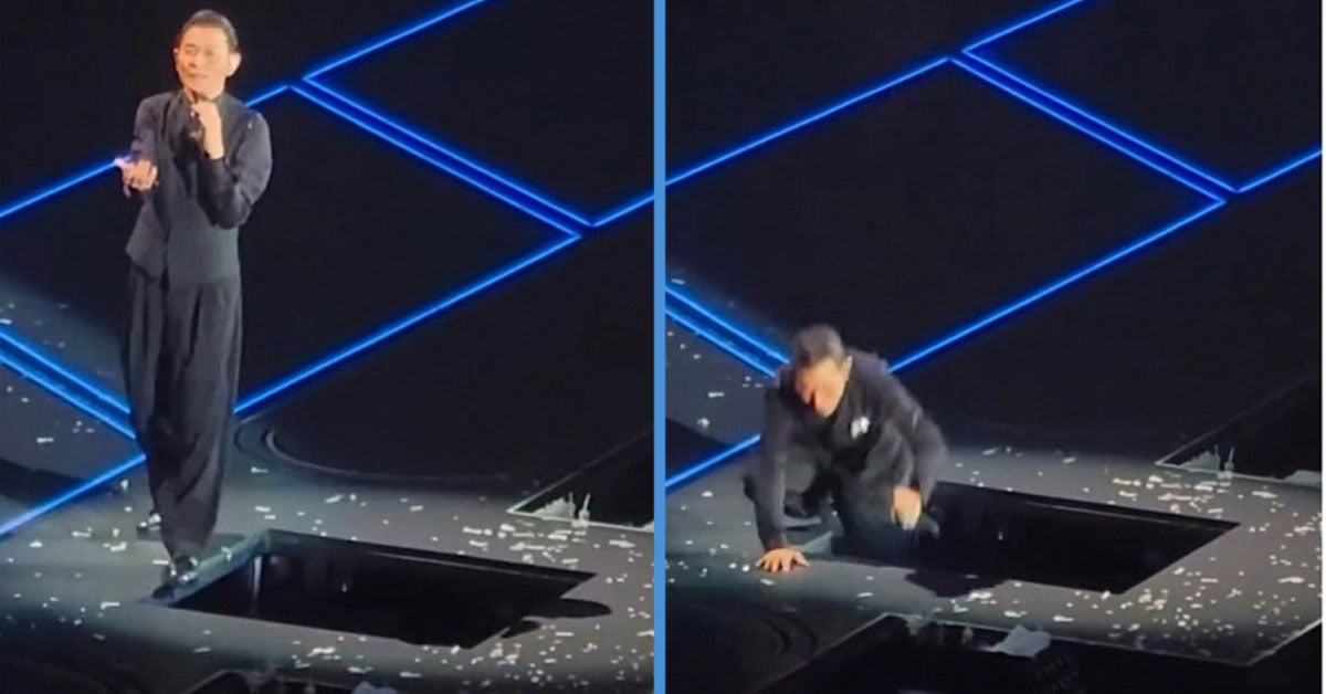 Andy Lau Had a Freak Accident During a Concert in Shenzhen, Injuring His Thumb