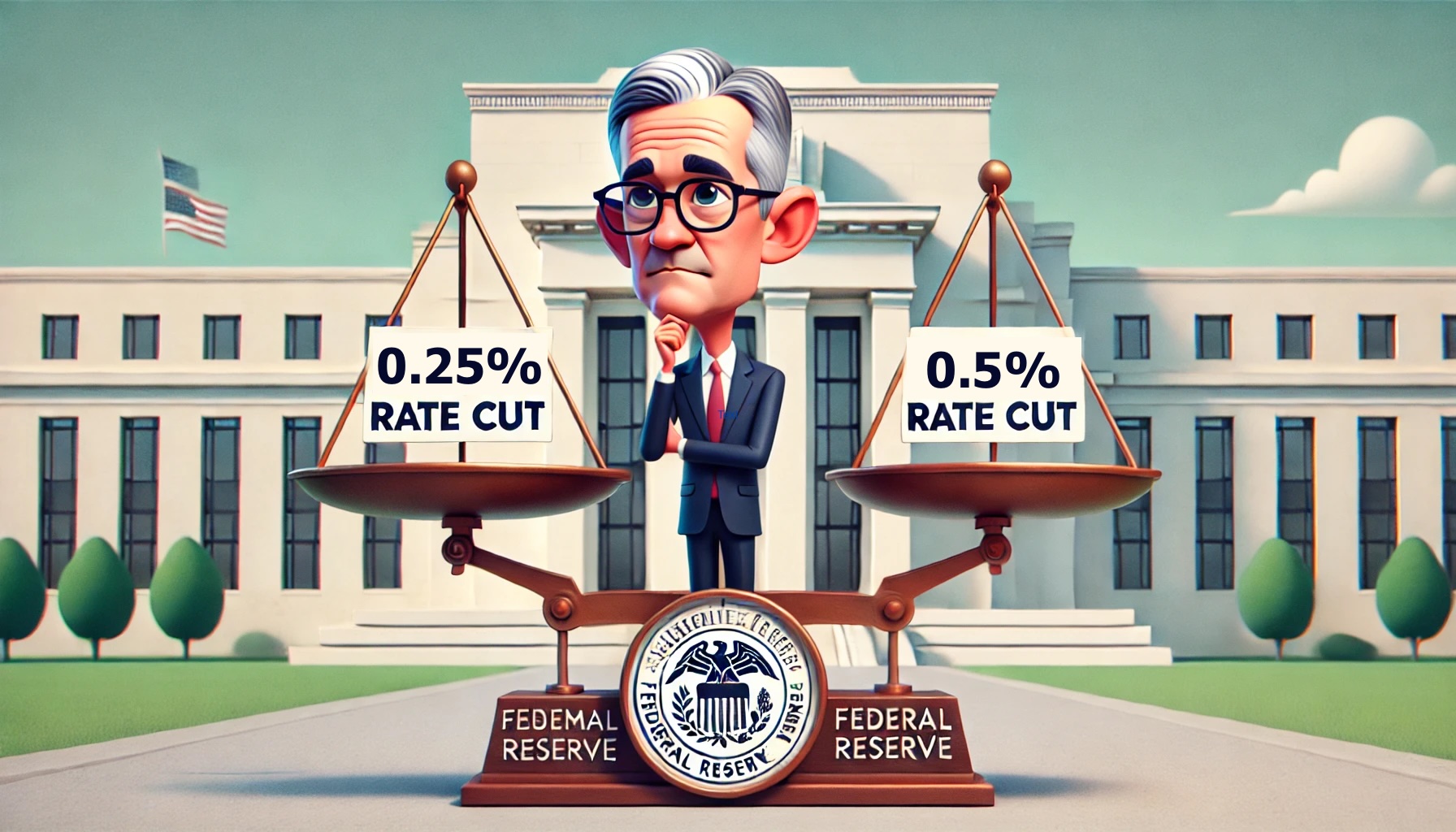 Why the Fed Should Cut 0.25%, Not 0.5%