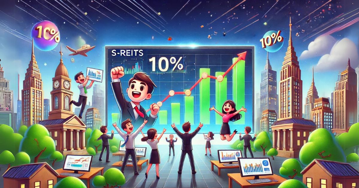 19 S-REITs gained 10% or more in just 1 month!