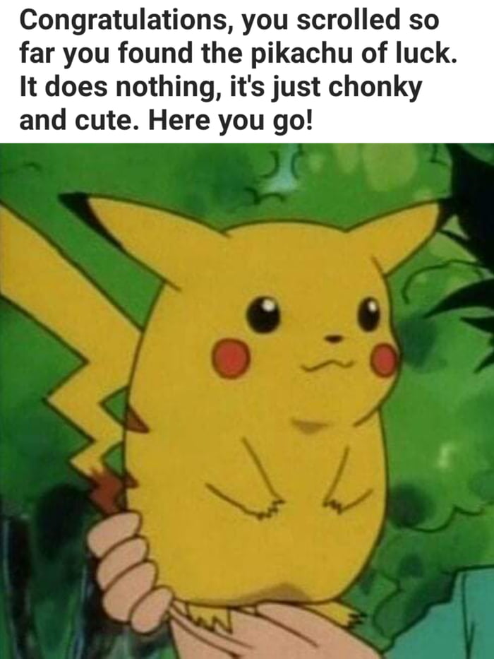 I prefer the old fat pikachu from the first generations