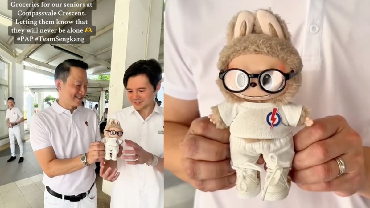 Sengkang’s PAP Reps Have A Labubu Dressed In An All-White PAP Outfit