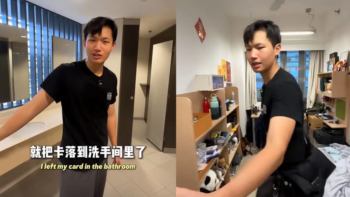 Chinese NTU Student With “S-3K” Monthly Allowance Gives Tour Of His “S0 A Month” Hostel