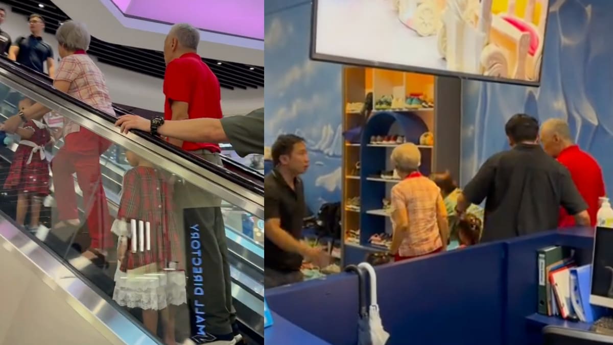 SM Lee Hsien Loong & Ho Ching Seen Visiting Great World City Indoor Playground With 2 Kids