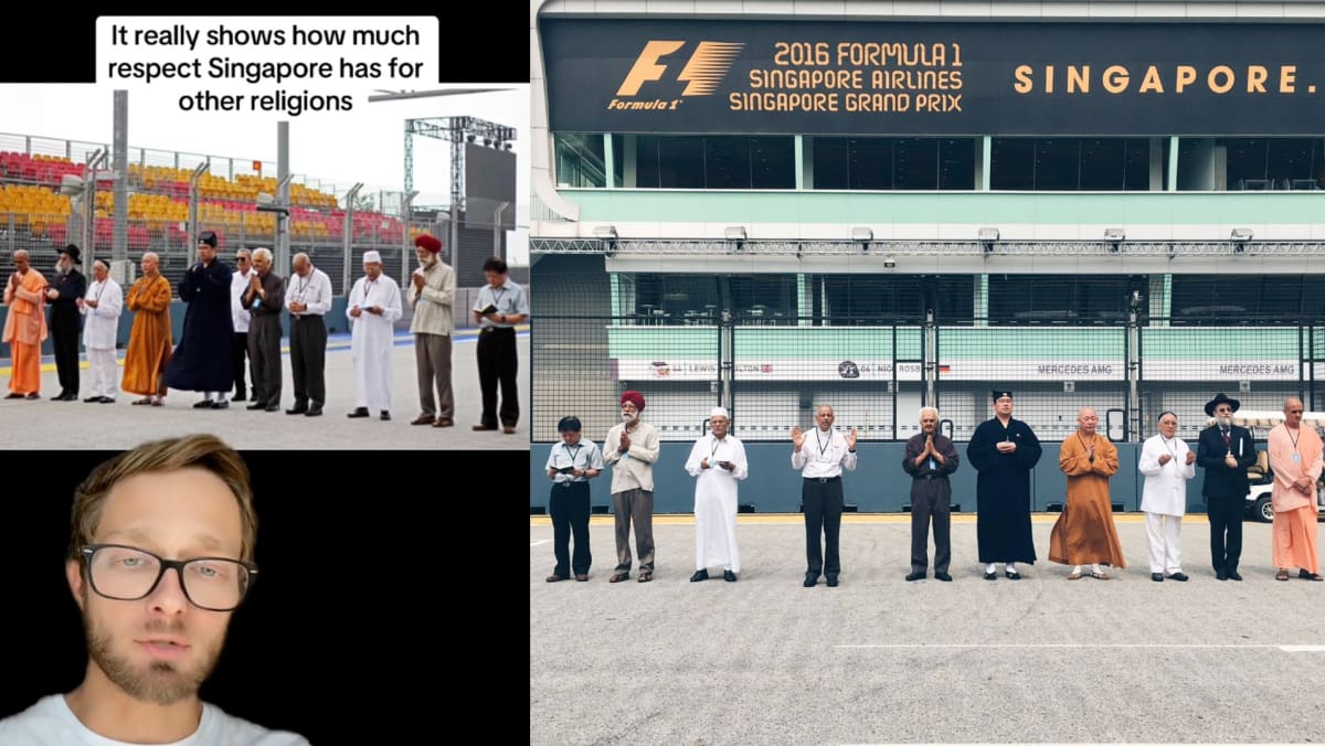 The Marina Bay Street Circuit Is Blessed By 10 Religious Leaders Every F1 Grand Prix Season