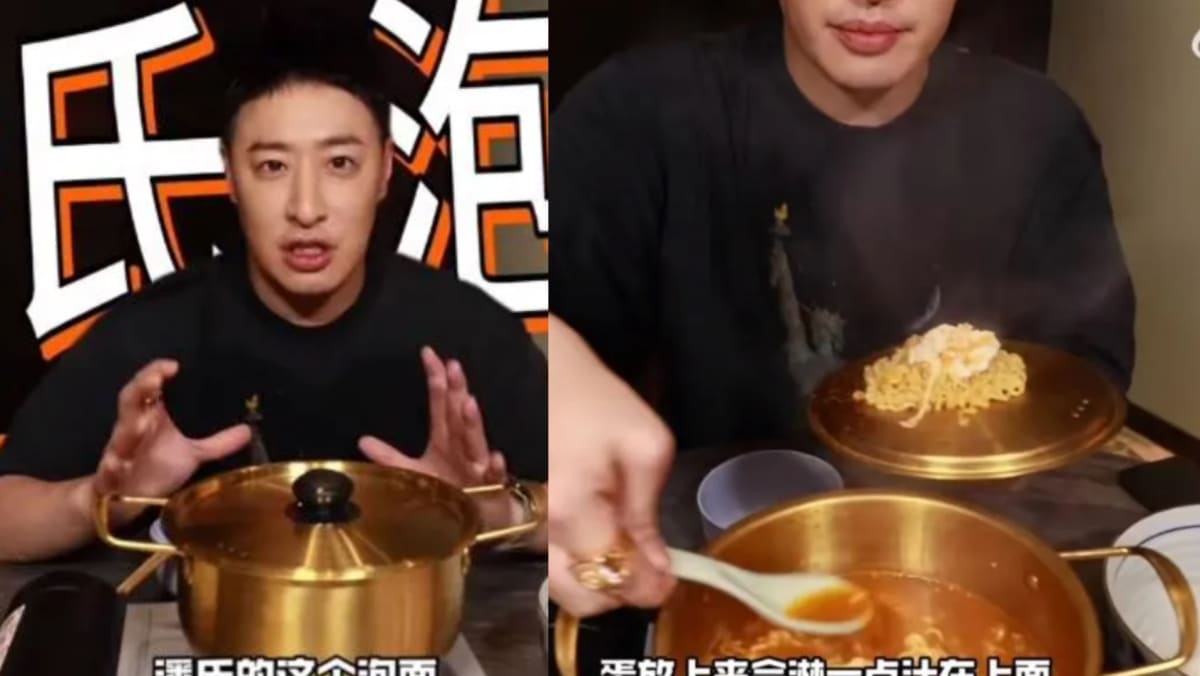 Wilber Pan Uses Pot Cover To Eat Instant Noodles, His Recipe Also A Hit With Netizens