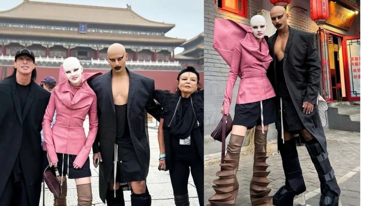 Designer Rick Owens, Wife & Fashion Friends Kicked Out Of China’s Forbidden City For ‘Inappropriate Dressing’