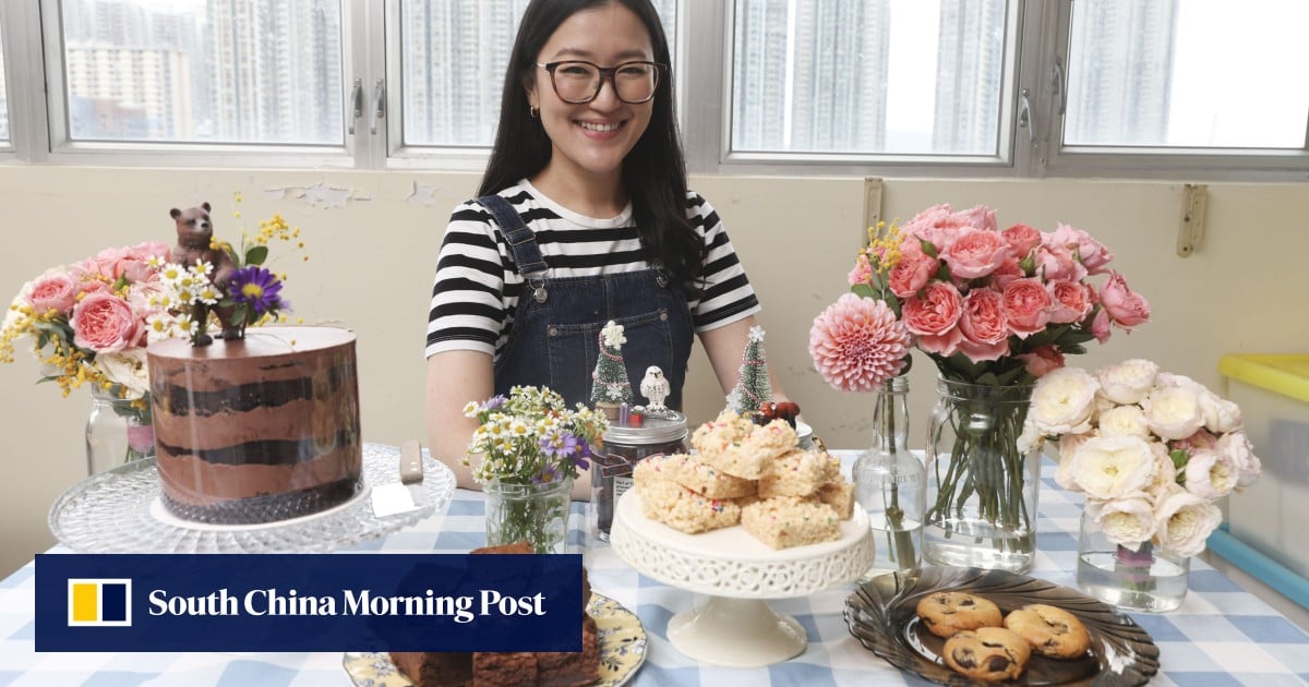 Hong Kong baker mixes her love of cakes and grandparents to help the city’s elderly