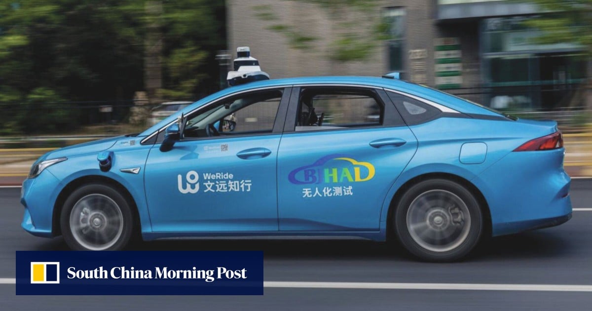 Chinese robotaxi start-up WeRide files for US9 million IPO on Nasdaq