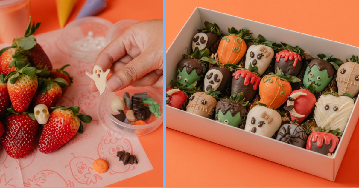 Singapore Shop Sells Halloween-Themed Chocolate Strawberries That Are Perfect For Trick Or Treating