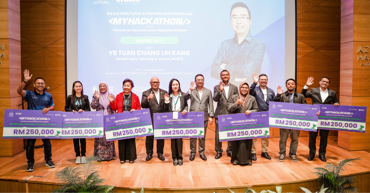 MYHackathon 2024 Cohort 1 announces seven winning solutions