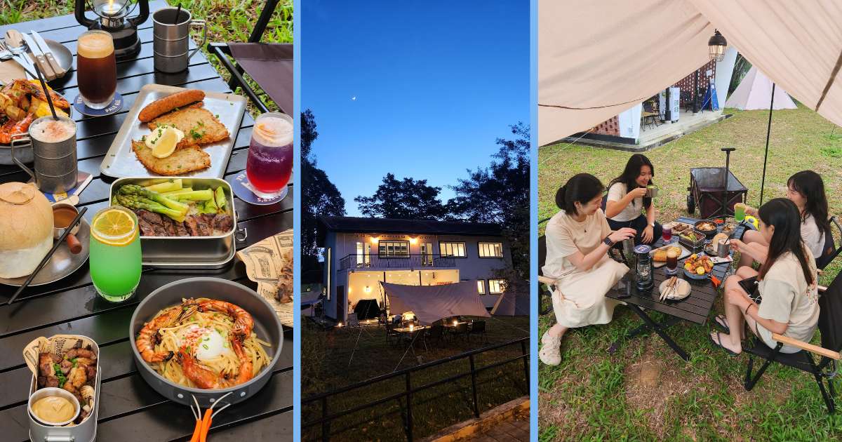 New Camping-Themed Cafe At Seletar Has Indoor + Outdoor Area & Live Music From Fridays To Mondays