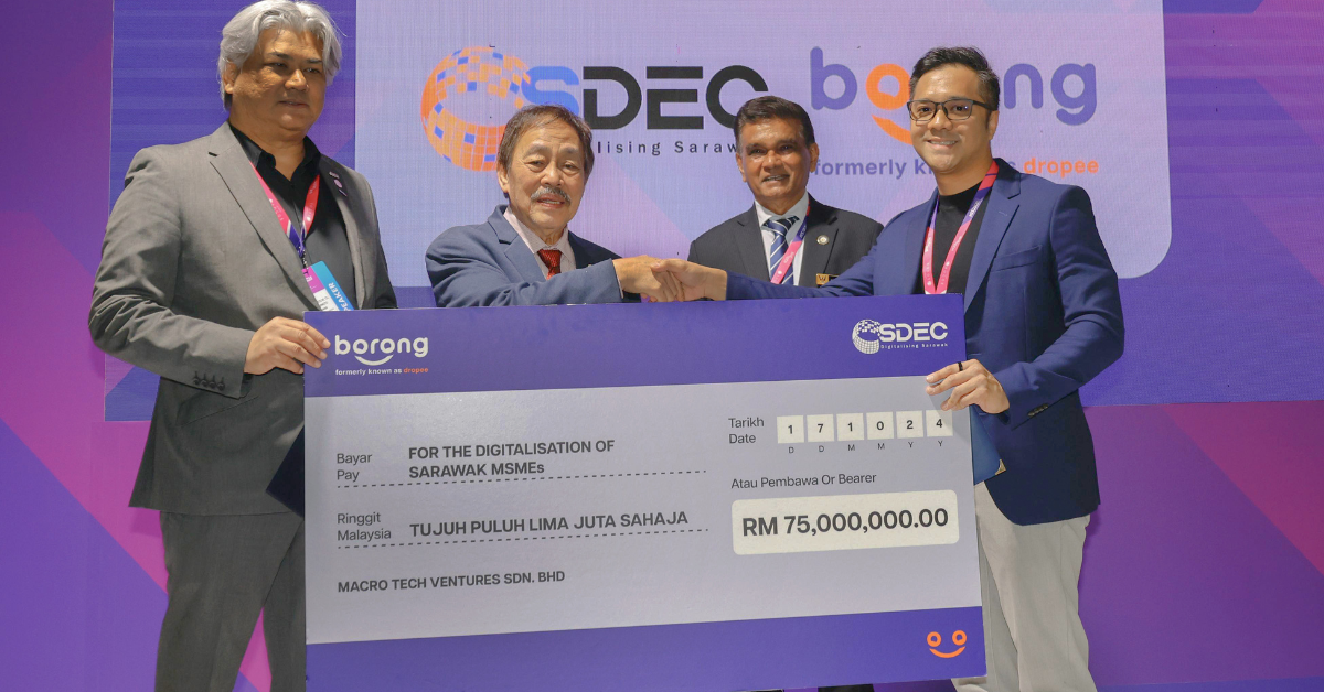 Borong will invest RM75 million to digitalise Sarawak’s MSMEs