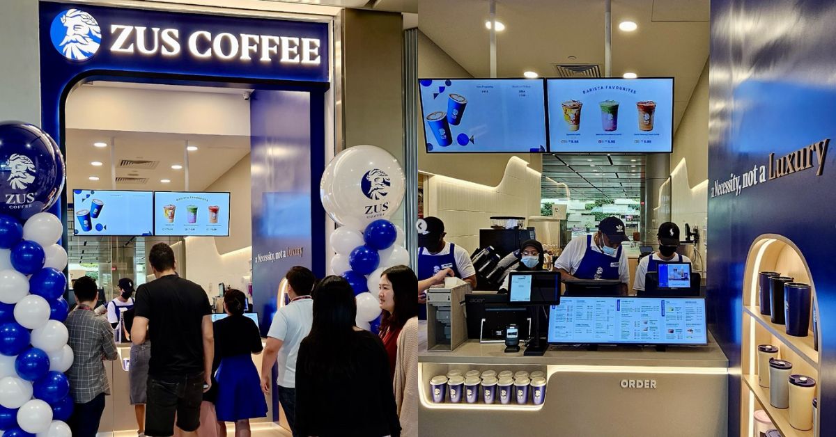 ZUS Coffee expands to Singapore with first outlet in Changi Airport