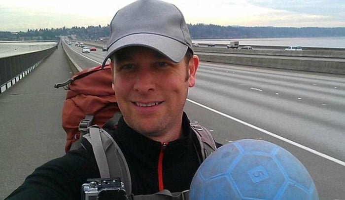 In 2013, a man named Richard Swanson tried to dribble a football from Seattle to Brazil to promote a charity. He was run over and killed by a truck just 250 miles into his 10,000-mile trip