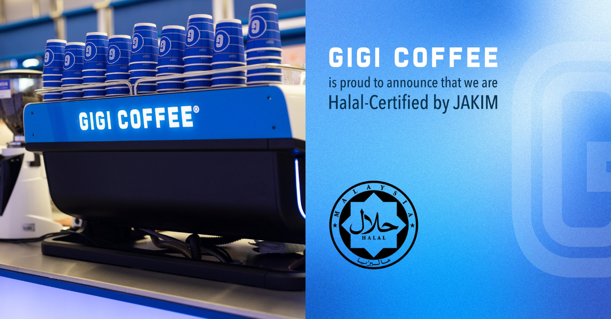 Gigi Coffee is now certified halal by Malaysia’s JAKIM