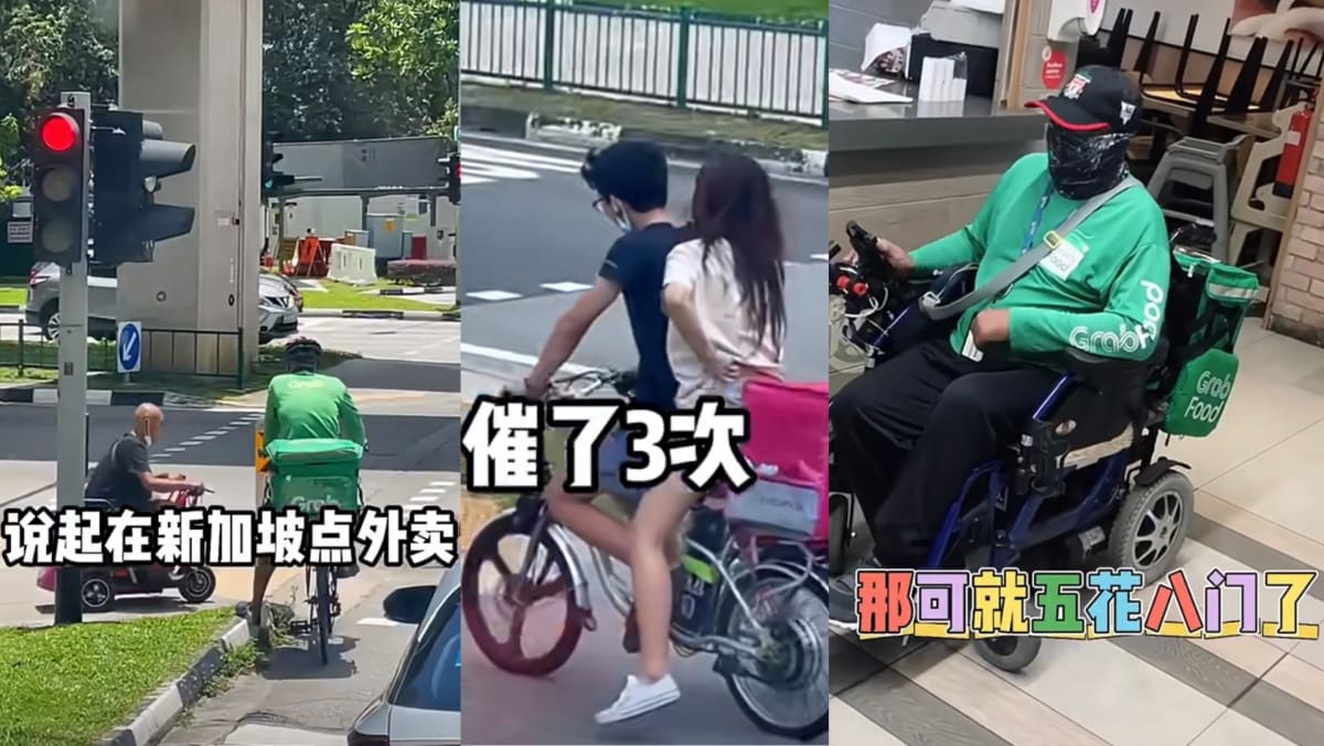 Chinese Blogger Says S’pore Food Delivery Riders Are Slow & Don’t Get Fined For Being Late Unlike In China