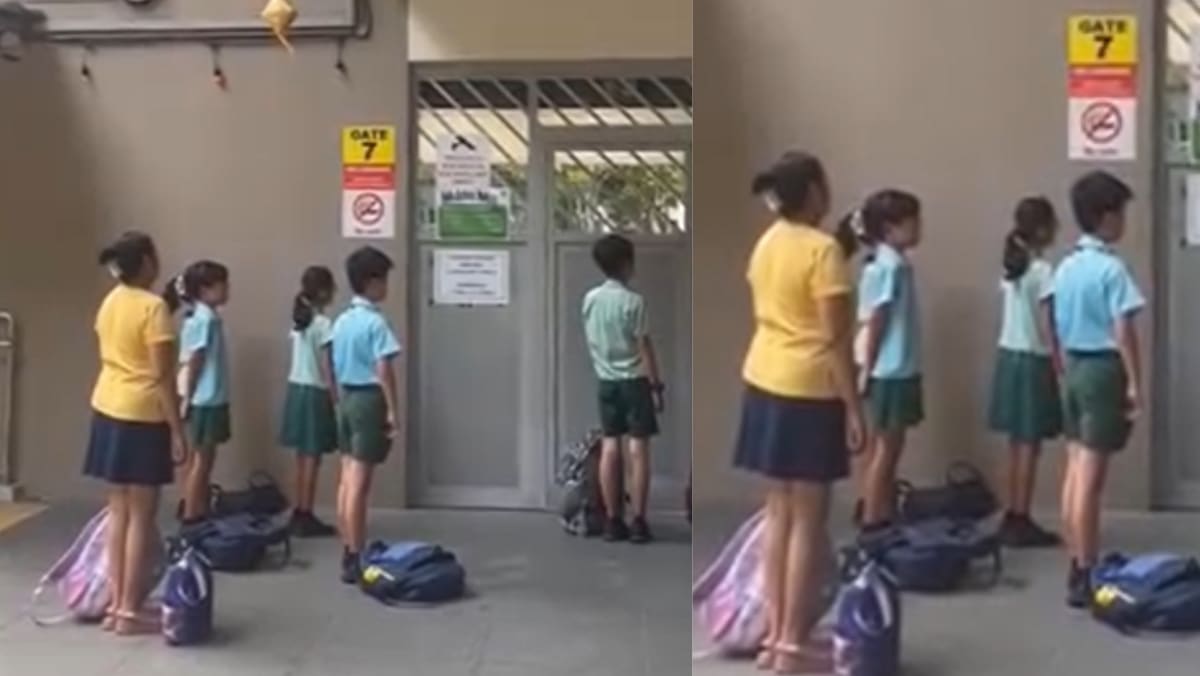 Helper Standing With Primary School Latecomers During S’pore National Anthem Praised For Being Respectful