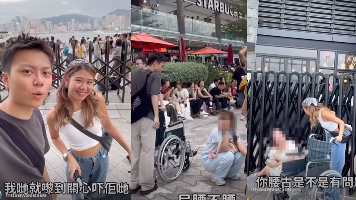 HK Content Creator Criticised For Offering Wheelchair To Tourists Squatting Around Tsim Sha Tsui