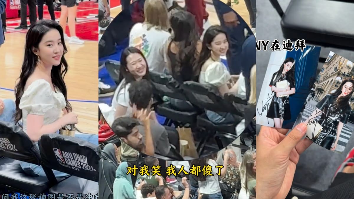 Liu Yifei Fanboy Manages To Score Her Autograph At NBA Game, Says He Almost Passed Out When He Met Her