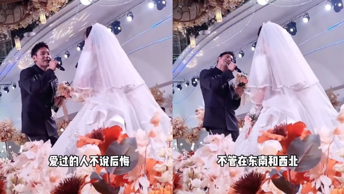 Couple’s Impressive Singing At Their Wedding Likened To The Voice’s Battle Rounds