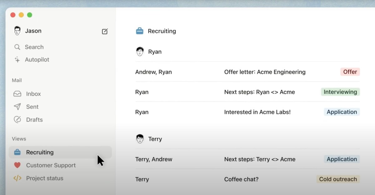 Here is Notion’s email client