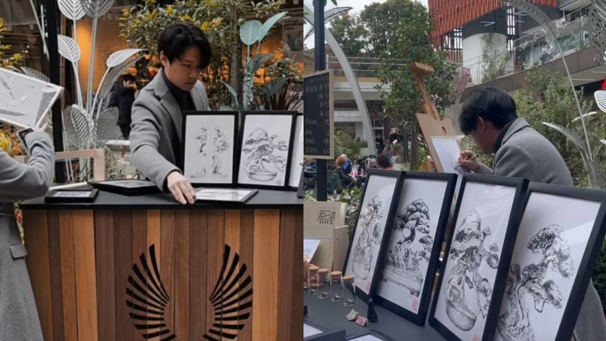 Chen Xi & Japanese Fiancée Set Up Pop-Up Art Shop In UK; Wasn’t Expecting Much Sales But Ended Up Making A Profit