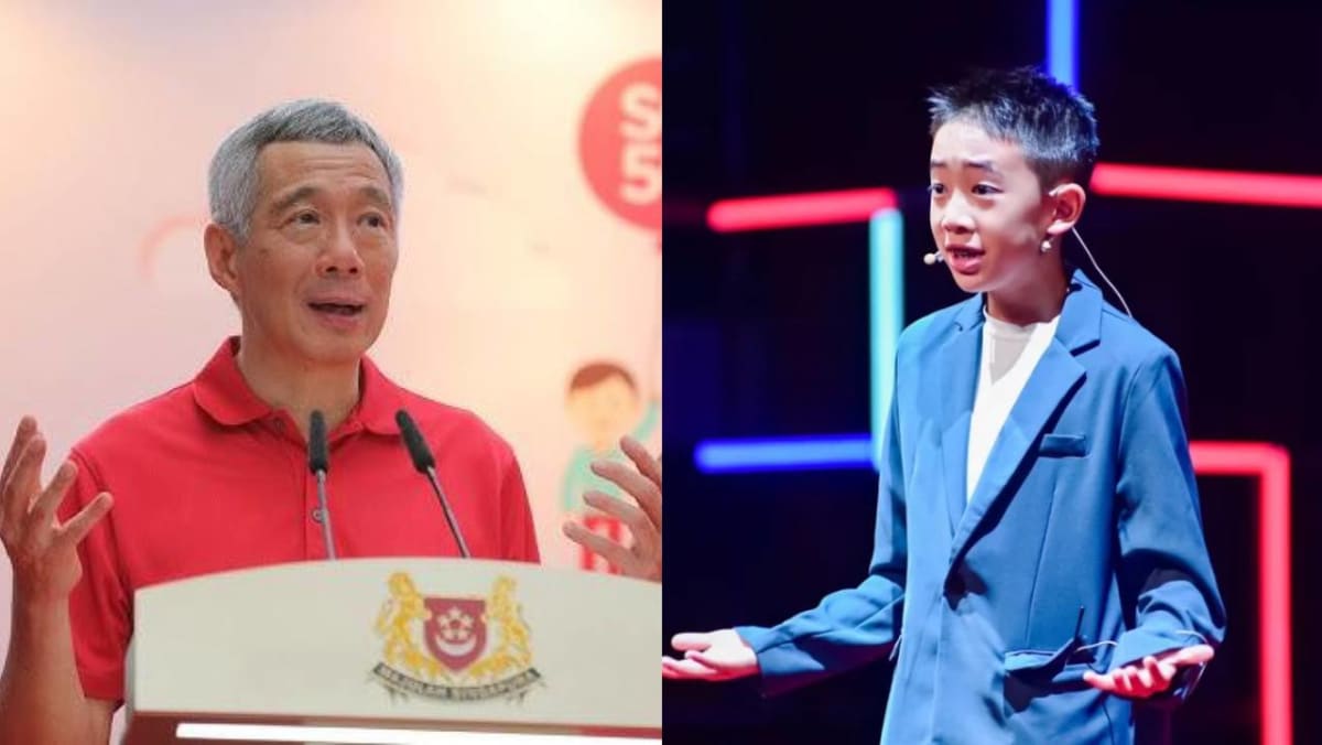 Jordan Chan’s Son, 11, Praised For Sounding Like Lee Hsien Loong In His Tedx Talk