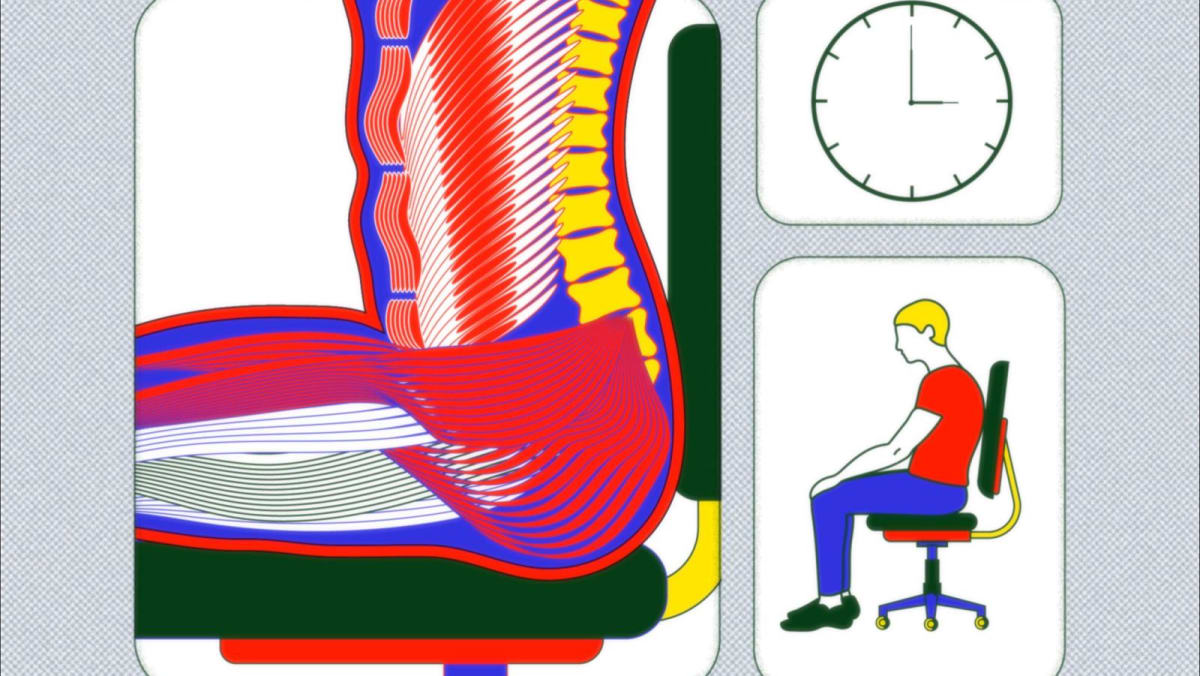 Sitting all day at your desk in the office can cause dead butt syndrome