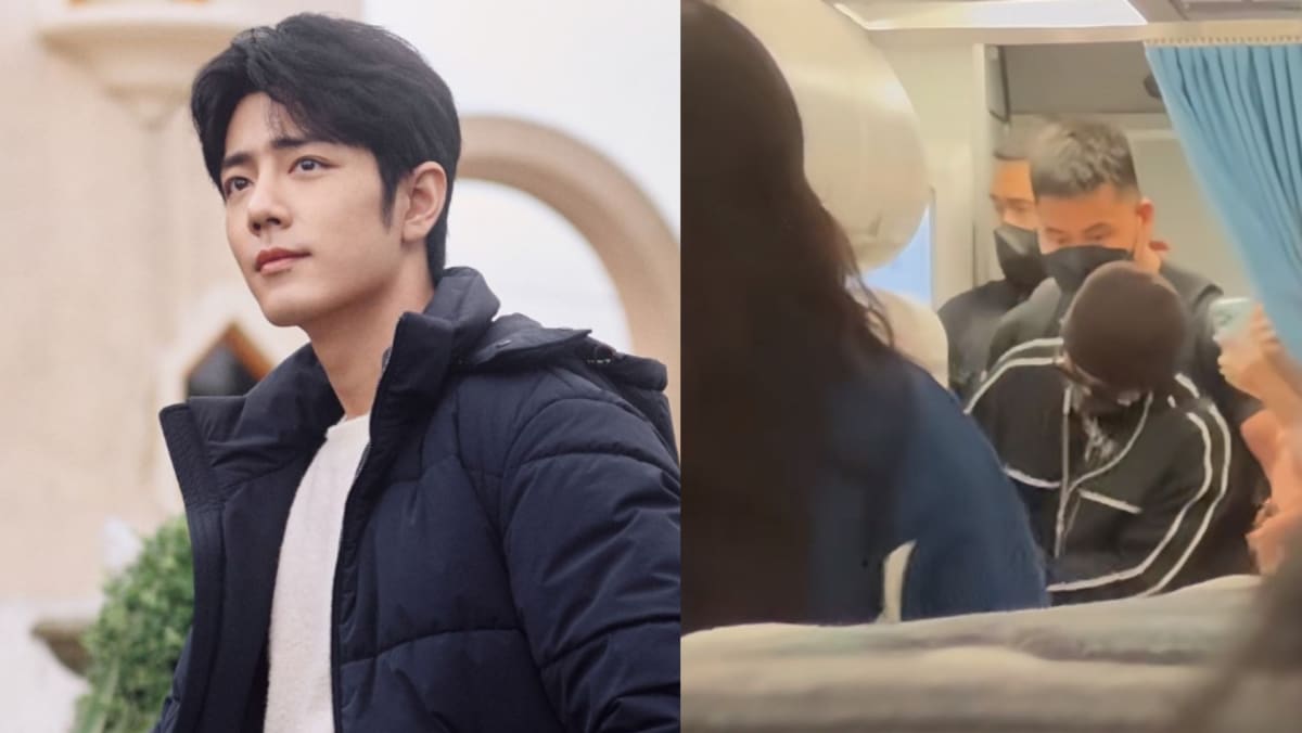 Xiao Zhan Blocked By Fans From Entering Plane Until Bodyguards Intervened