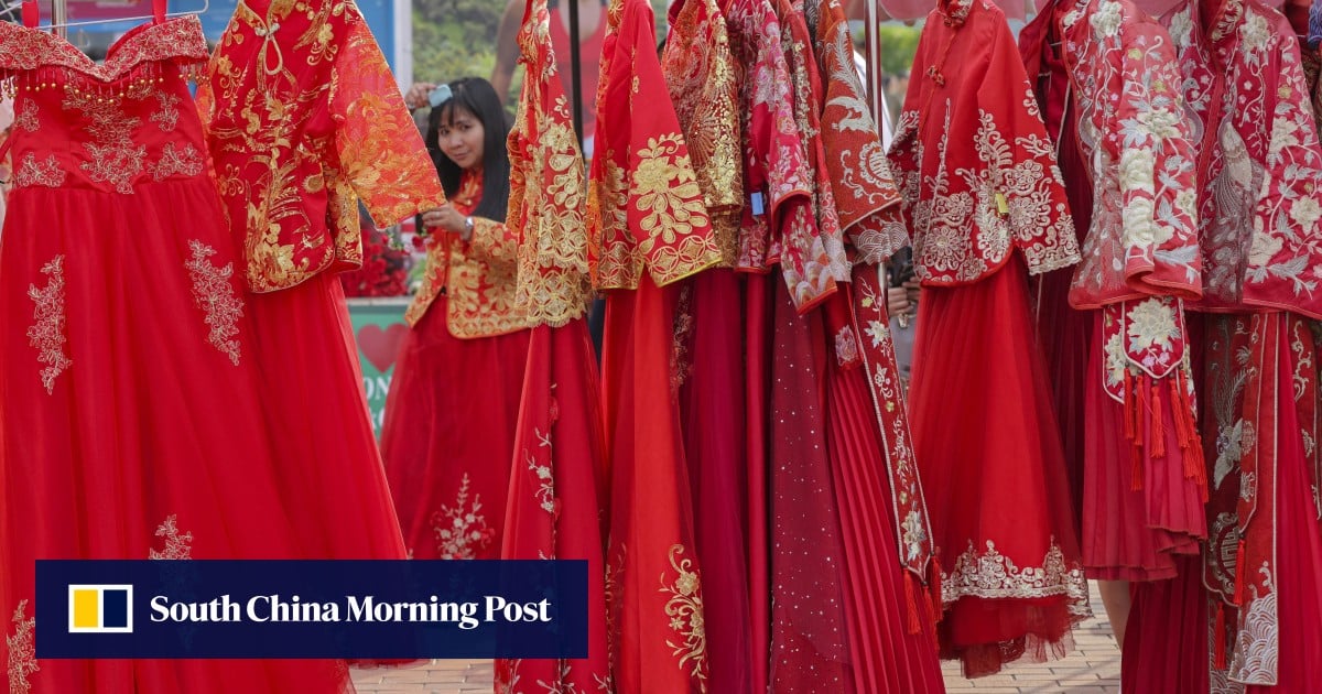 How Chinese wedding dresses are made, their symbolism and why some can cost US,000