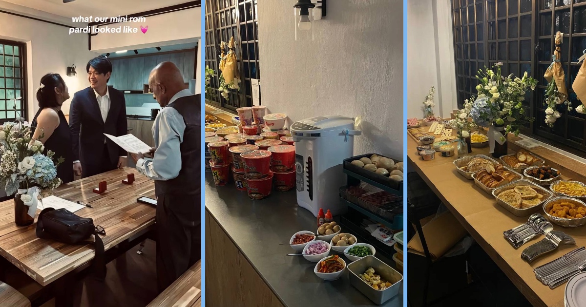 Singaporean Couple Holds ROM Party At HDB Flat With Custom Ramen Bar, Spends Only S,000