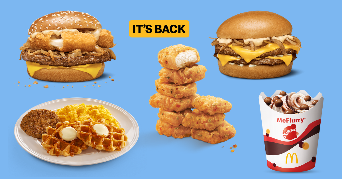 McDonald’s S’pore Launching Cheesy Truffle Beef Burgers, Belgian Waffles & More From 28 Nov 2024