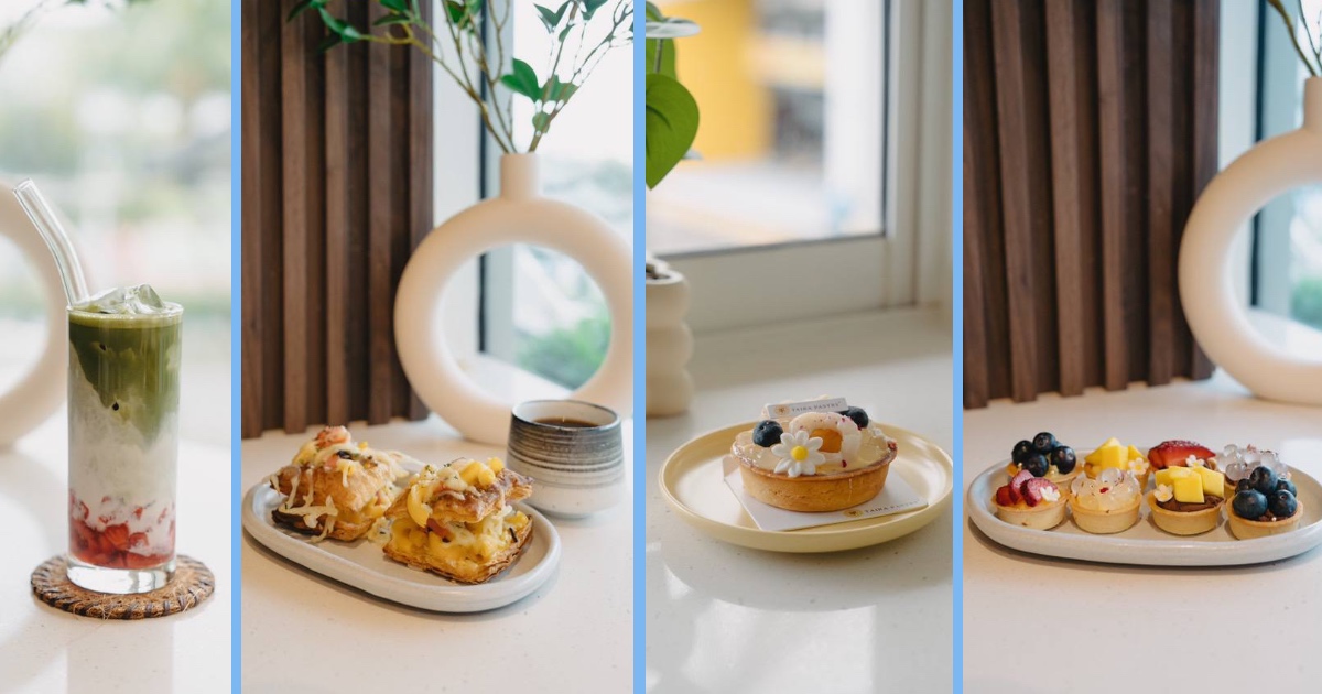 New Japanese Inspired Cafe Has Opened At SAFRA Tampines With Tarts, Cakes, Pastries & Drinks