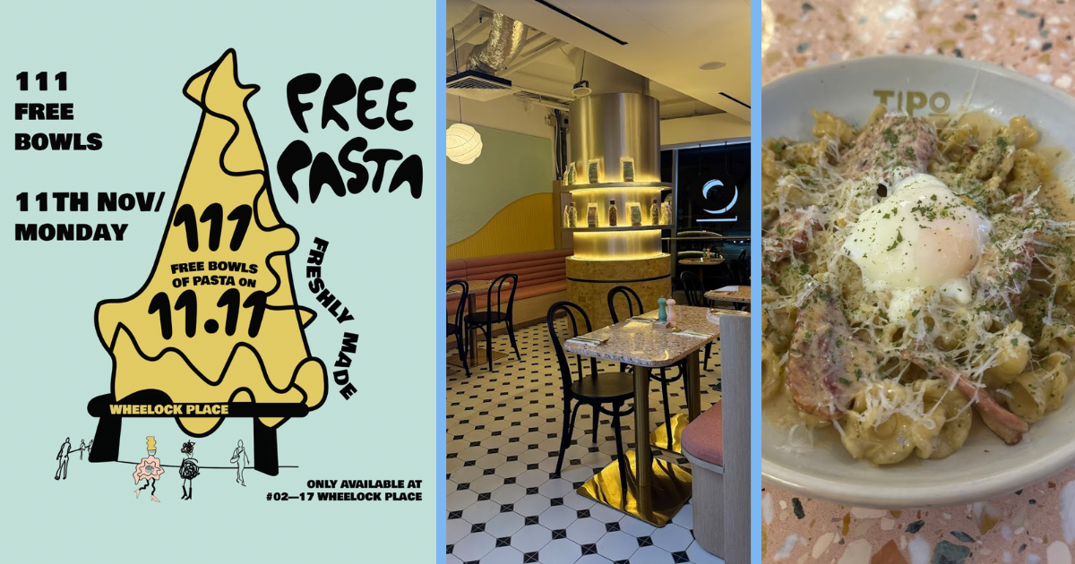 Tipo Strada Wheelock Giving Away 111 Free Bowls Of Pasta From 11am On 11 November 2024