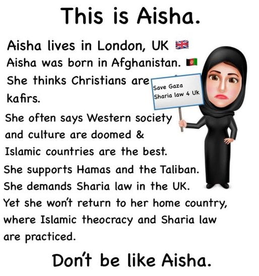 Don't be like Aisha.