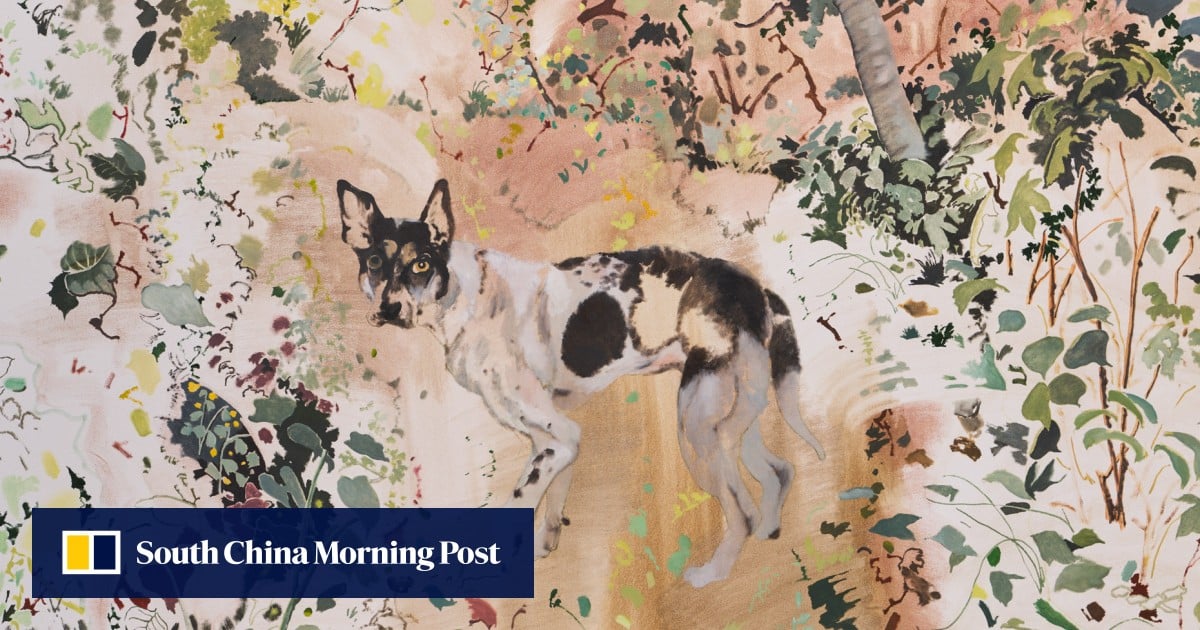 Hong Kong artist’s paintings of his family and dogs show the beauty of everyday life