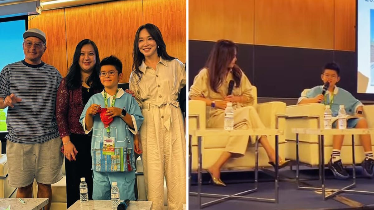 Fann Wong’s Son, 10, Was Inspired To Master Chinese Because She & Christopher Lee Are “Really Good At It”