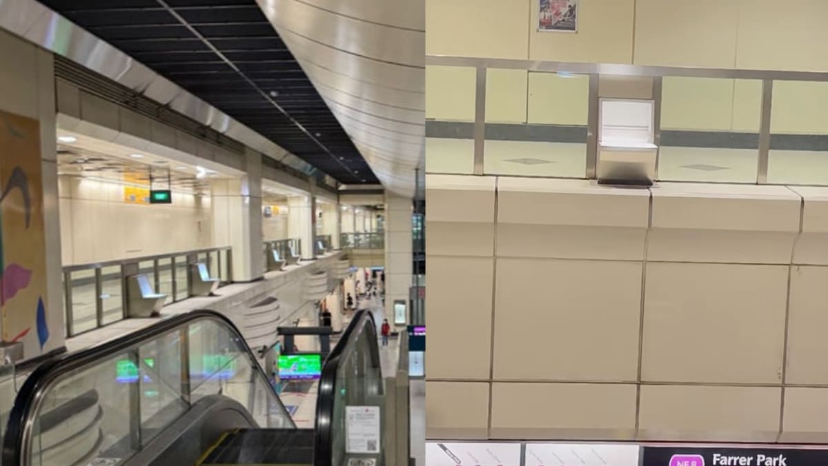 Woman Confused By Lights That Look Like Chairs At Farrer Park MRT: “Who’s Going To Sit There?”