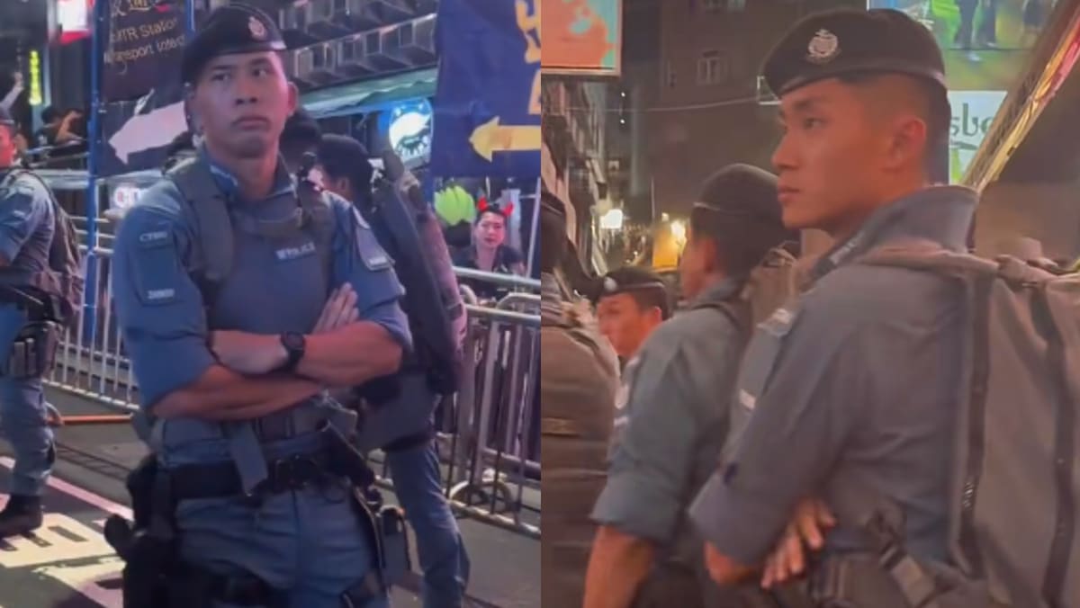 Special HK Police Unit Wows Internet With Manly Good Looks While Out On Patrol