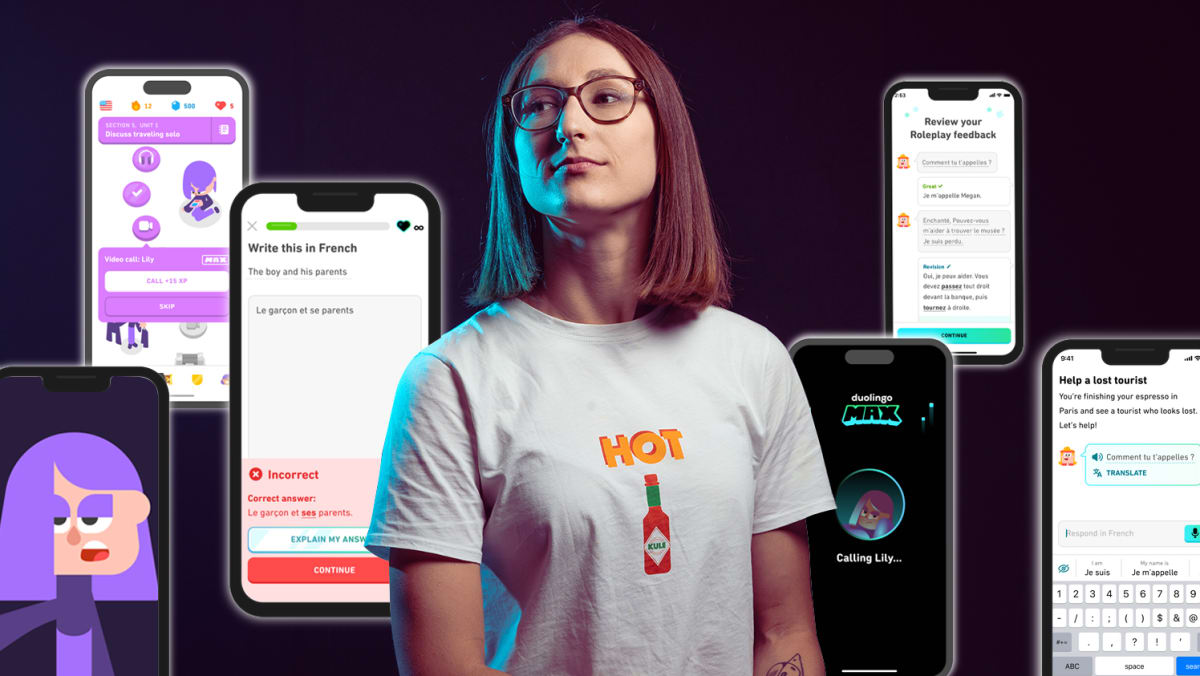 Learning a new language: How the design brain behind the AI features on Duolingo Max did it