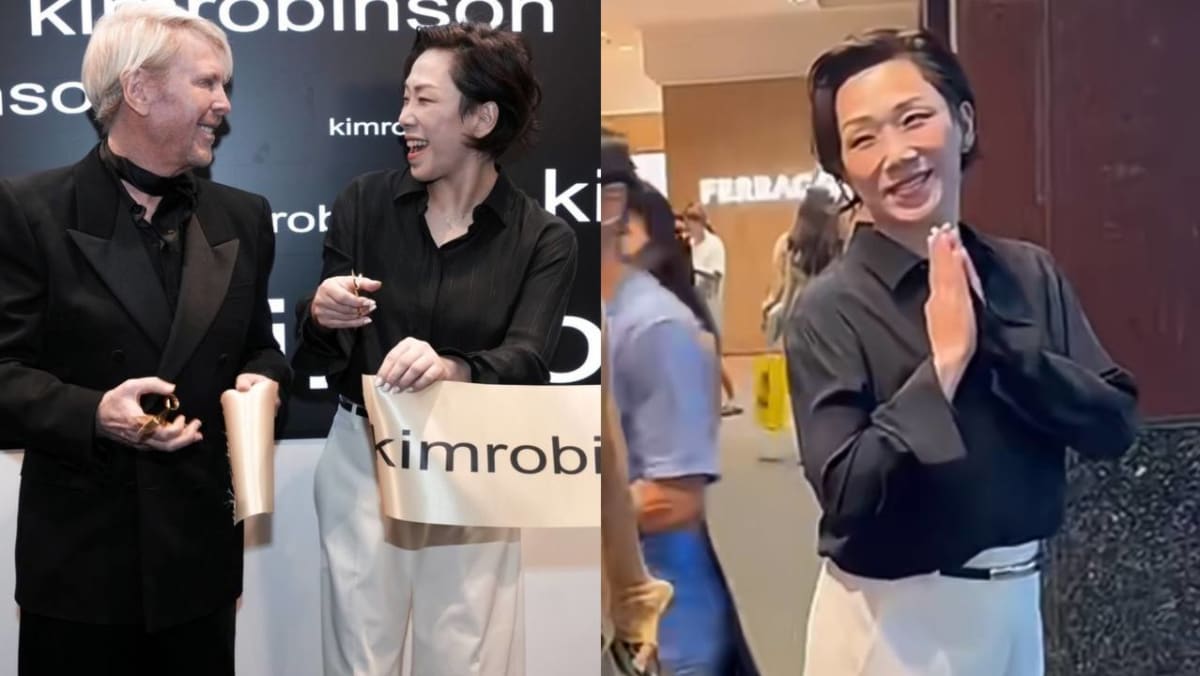 Sandy Lam Seen Waiting For Her Car At Ngee Ann City