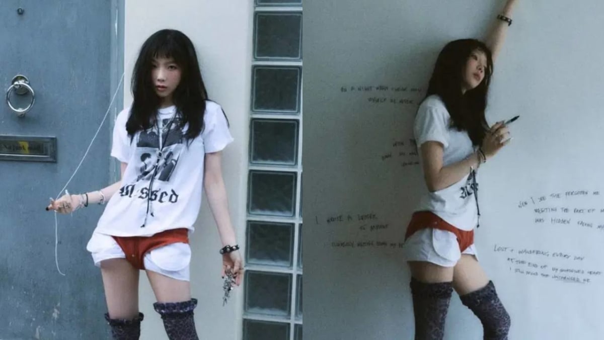 SNSD’s Taeyeon Wears Red Underwear Over Shorts For New Pics; Fans Ask Her To Fire Her Stylist