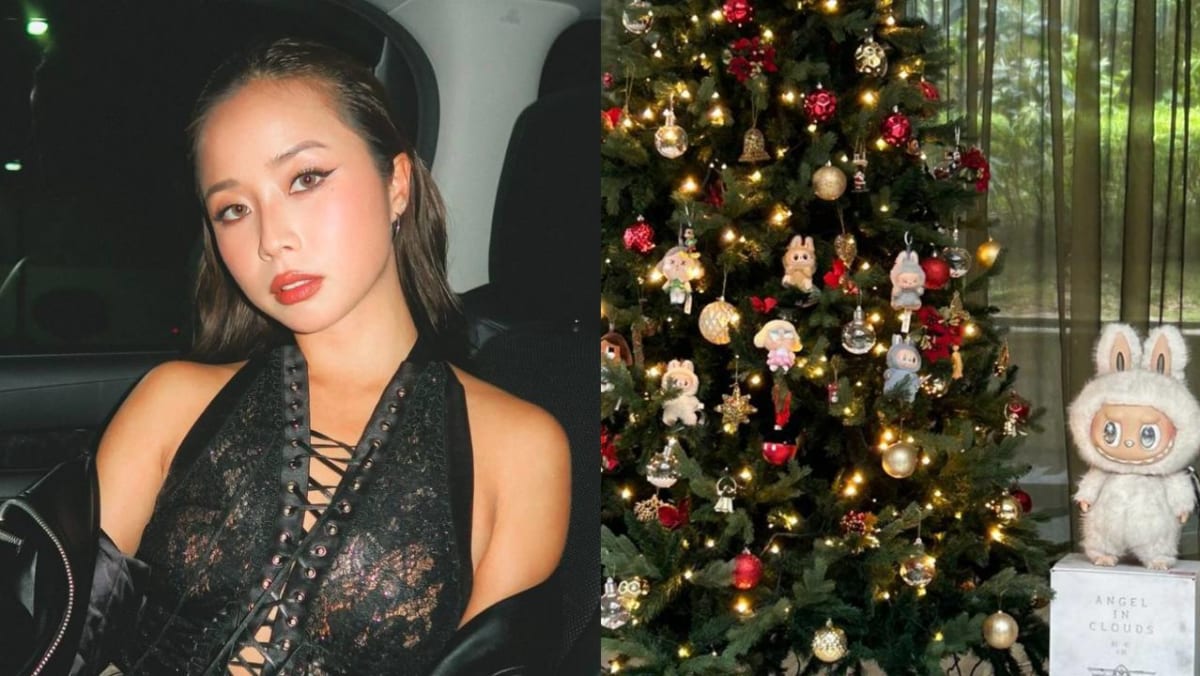 987 DJ Germaine Tan Has A Labubu Christmas Tree In Her Family Home