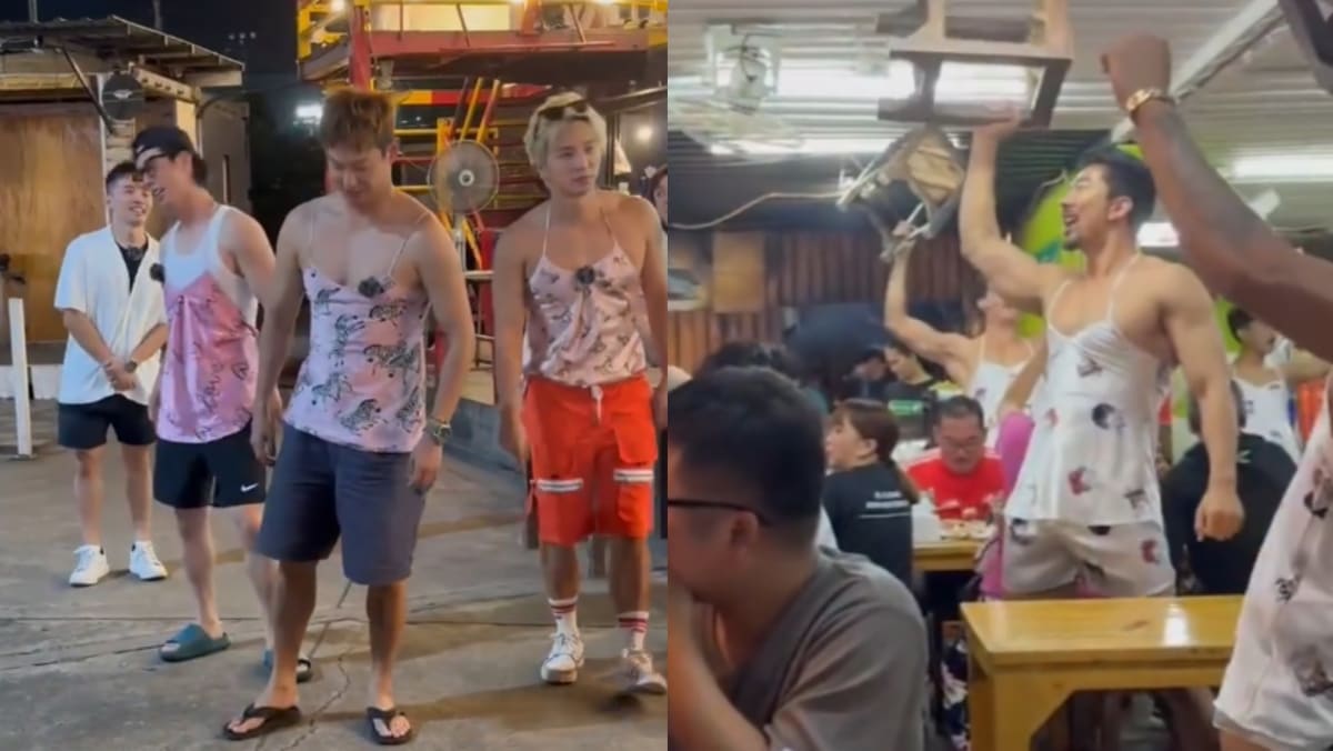 Taiwanese Boyband Lollipop Seen Performing At Thai Hot Guys Restaurant In Bangkok